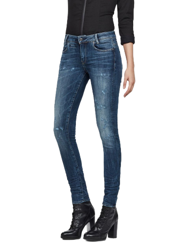 ® D-Staq 5-Pkt Mid Skinny Jeans