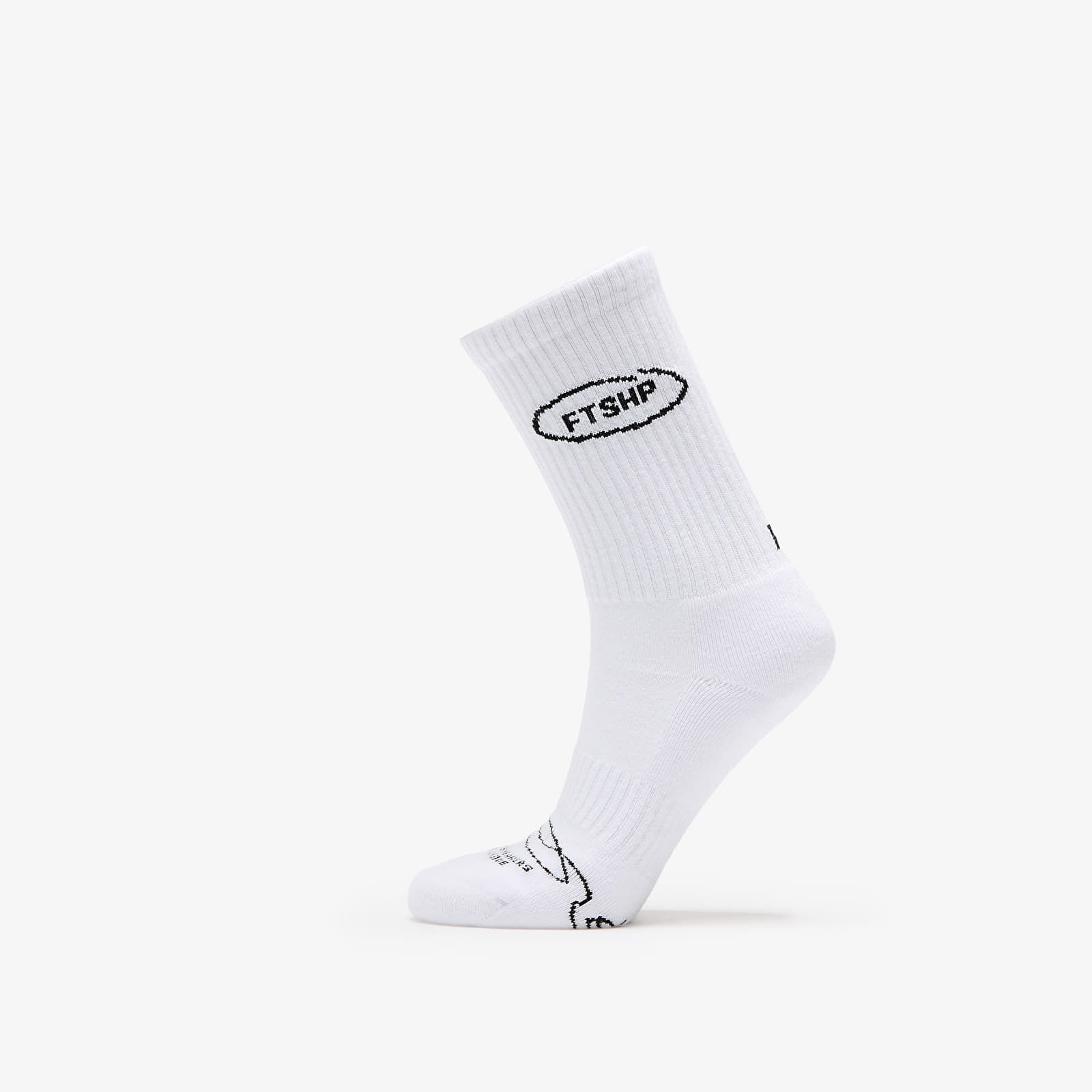 Basic Crew Socks 3-Pack White