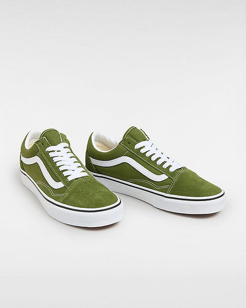 Old Skool Shoes (pesto) Unisex Green, Size 2.5