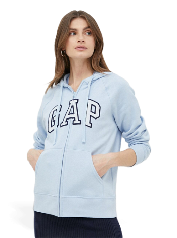 GAP Logo Full-Zip Hoodie 463503.13LIGHTBLU