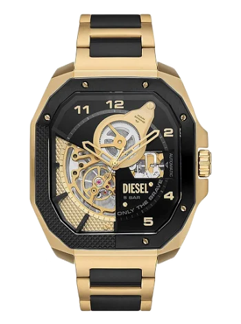 Diesel Flayed Automatic Three-Hand Two-Tone Stainless Steel Watch DZ7471