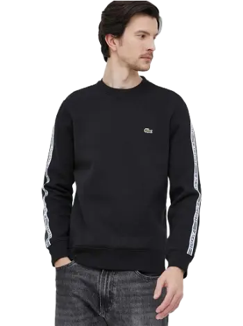 Lacoste Stripe Logo Crew Sweater SH5073