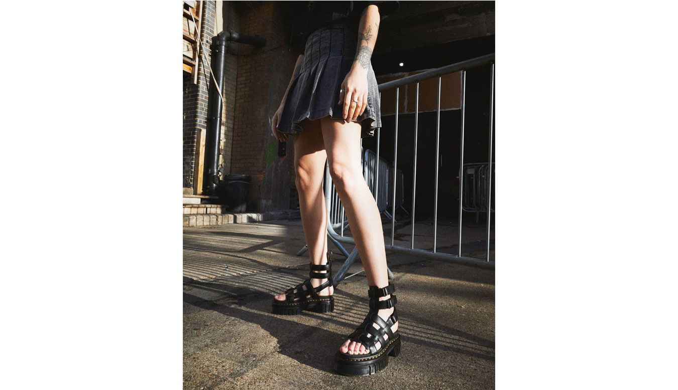 Ricki Nappa Lux Leather Platform Gladiator Sandals