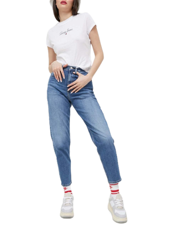 Tommy Hilfiger MOM HIGH WAIST JEANS IN TAPERED LINE DW0DW16017