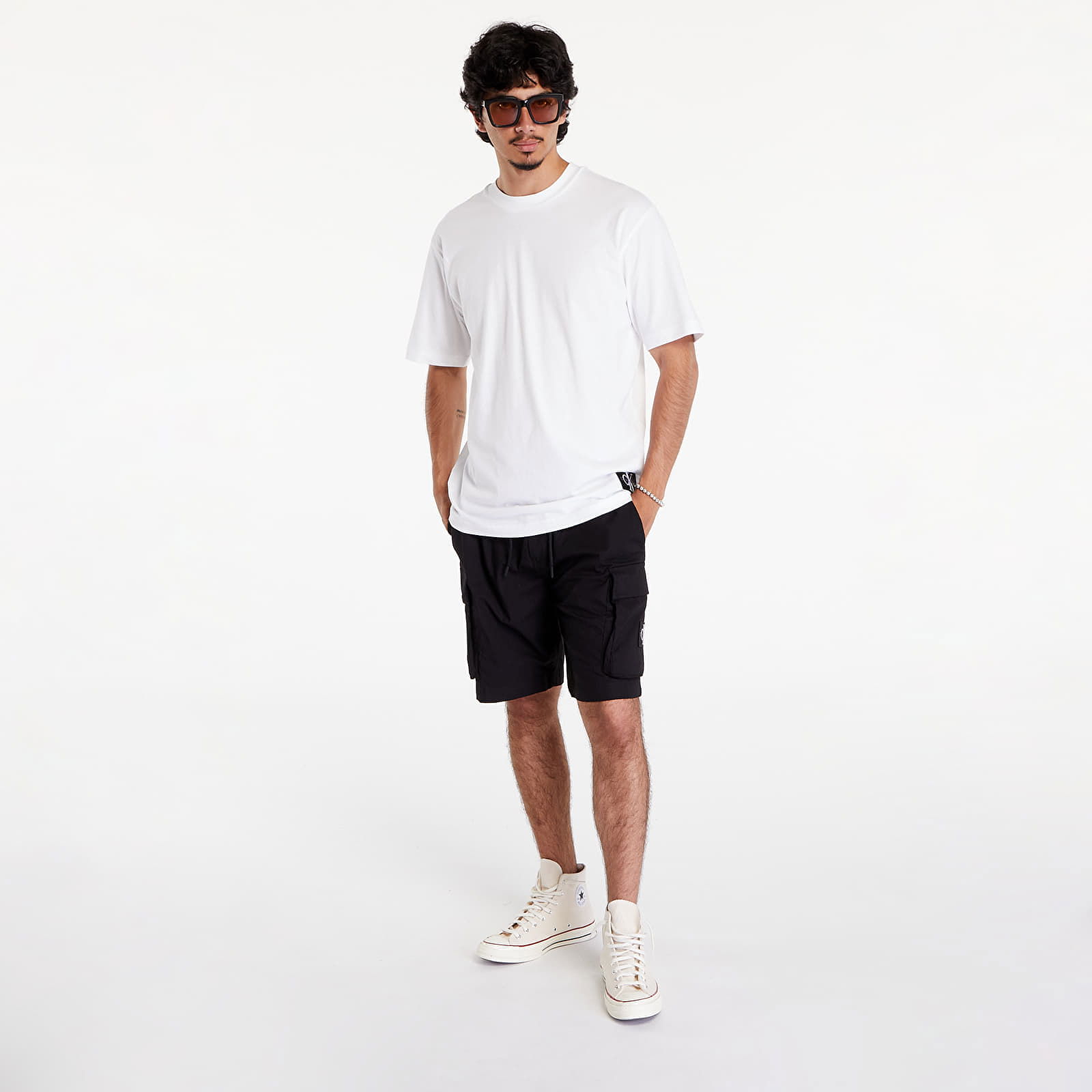 Badge Relaxed Tee White