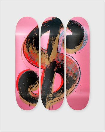 The Skateroom Andy Warhol Dollar Sign Pink Deck 5407006112532