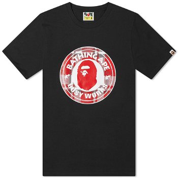 BAPE Check Gift Busy Works Tee 001TEI201003F-BLK