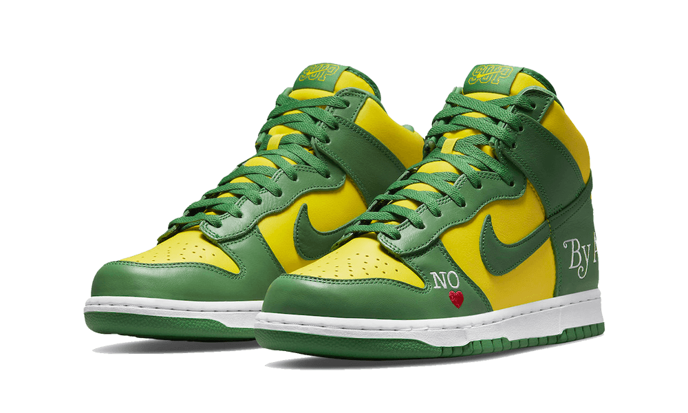 Supreme x Dunk High SB "By Any Means - Brazil"
