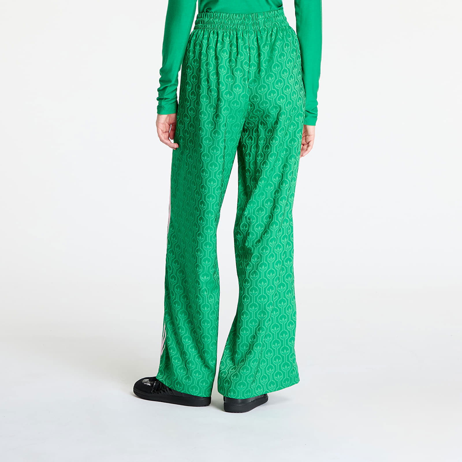 Pyjama Wideleg Pant Green