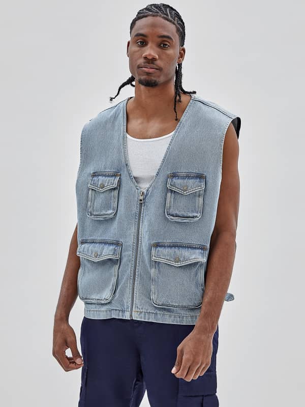 Originals Cargo Denim Vest