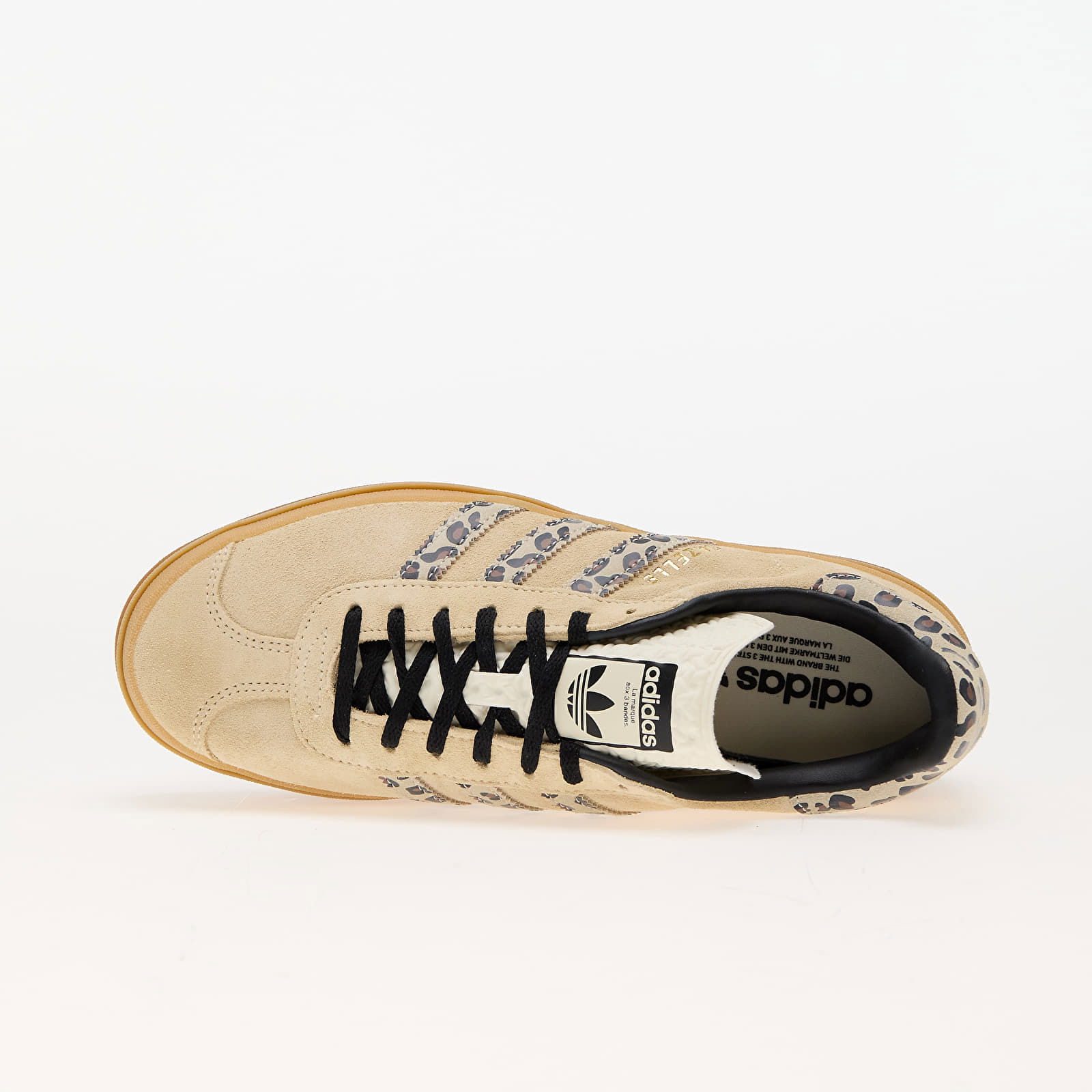 Gazelle Bold Cream Black Leopard W