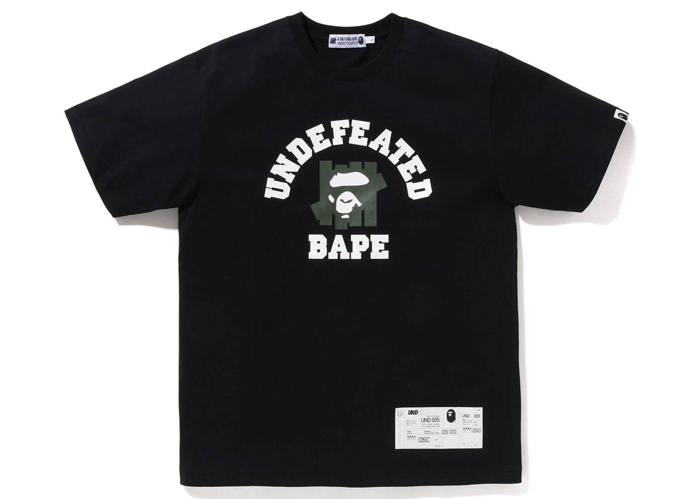 Tričko BAPE Undefeated x College Tee 1I73-110-921 | FLEXDOG