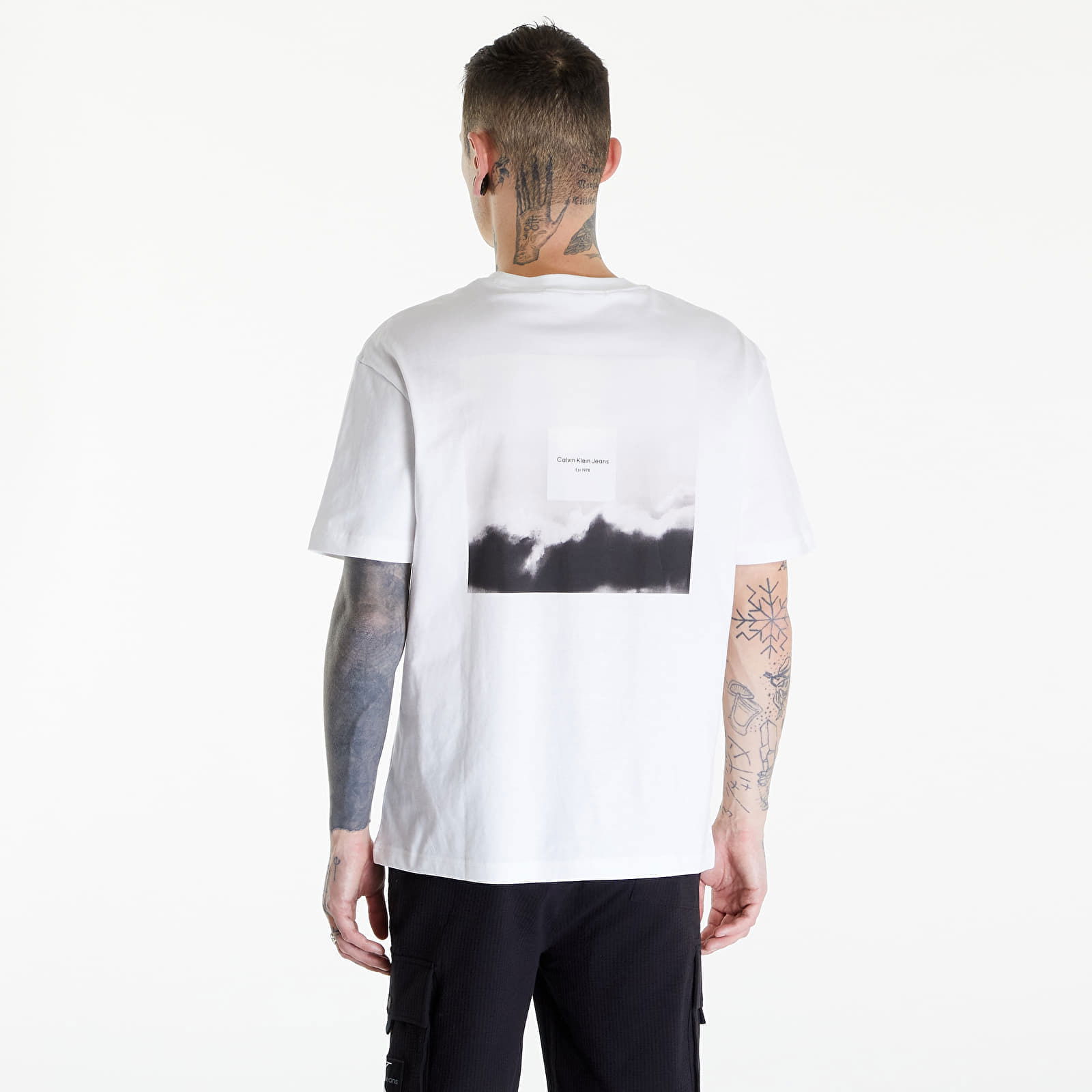 Jeans Serenity Back Graphic White