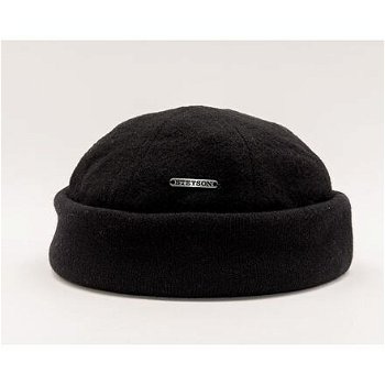 Stetson Docker Cap Wool/Cashmere Black 8810101-1