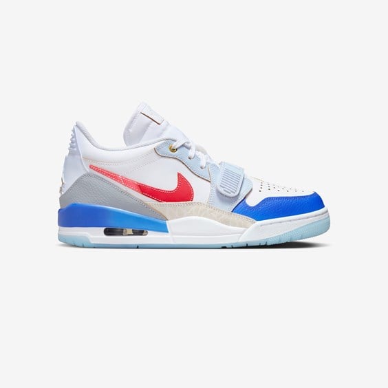 Jordan Legacy 312 Low "White Game Royal University Red"