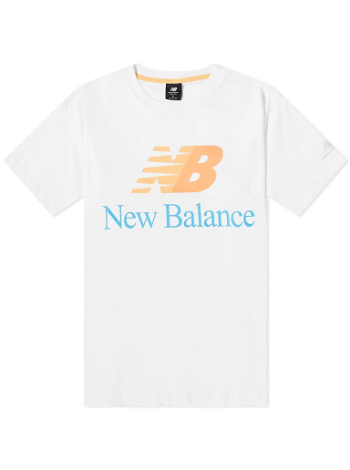 New Balance Essentials Celebrate Split Logo Tee MT21529-WT