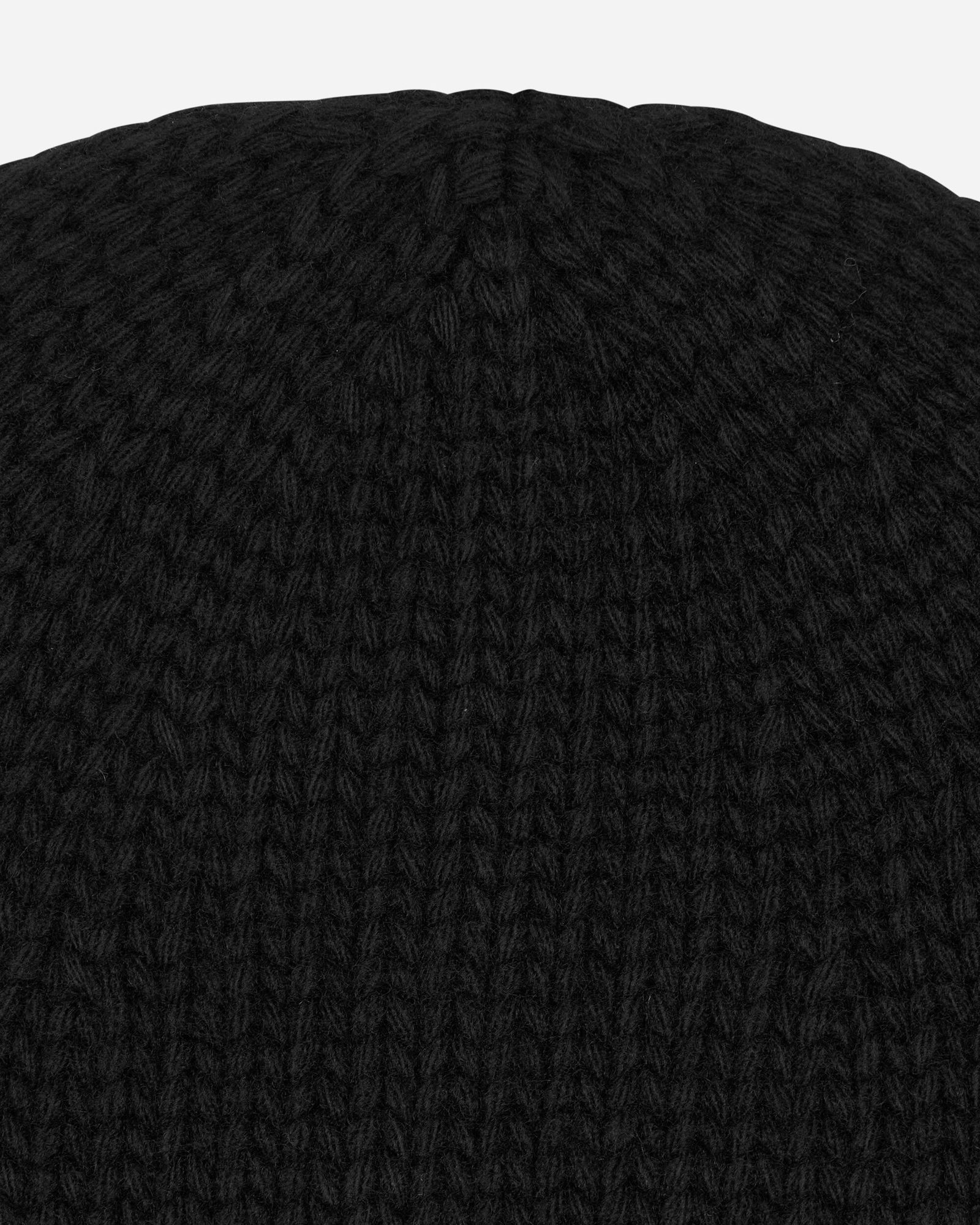 Garment Dyed Wool Beanie Black