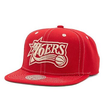 Mitchell & Ness Contrast Natural Snapback Hwc Philadelphia 76Ers Red HHSS6725-P76YYPPPRED1