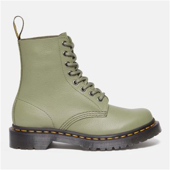 Dr. Martens 1460 Pascal Virginia Leather 8-Eye Boots - Muted Olive 31693357