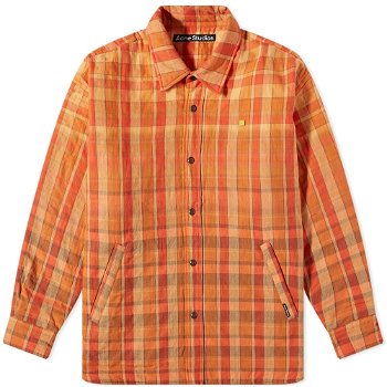 Acne Studios Oriol Oversize Flannel Face Shirt Jacket C90088-CS9