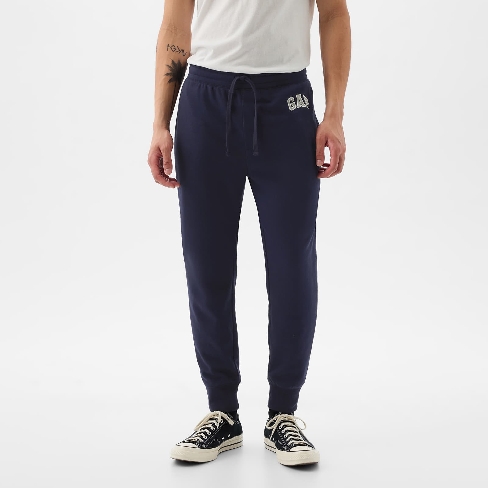 French Terry Logo Joggers Tapestry Navy