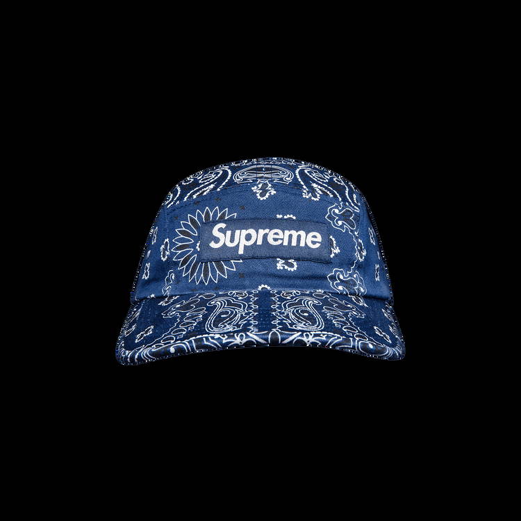 Kšiltovka Supreme Bandana Camp Cap SS21H41 NAVY | FLEXDOG