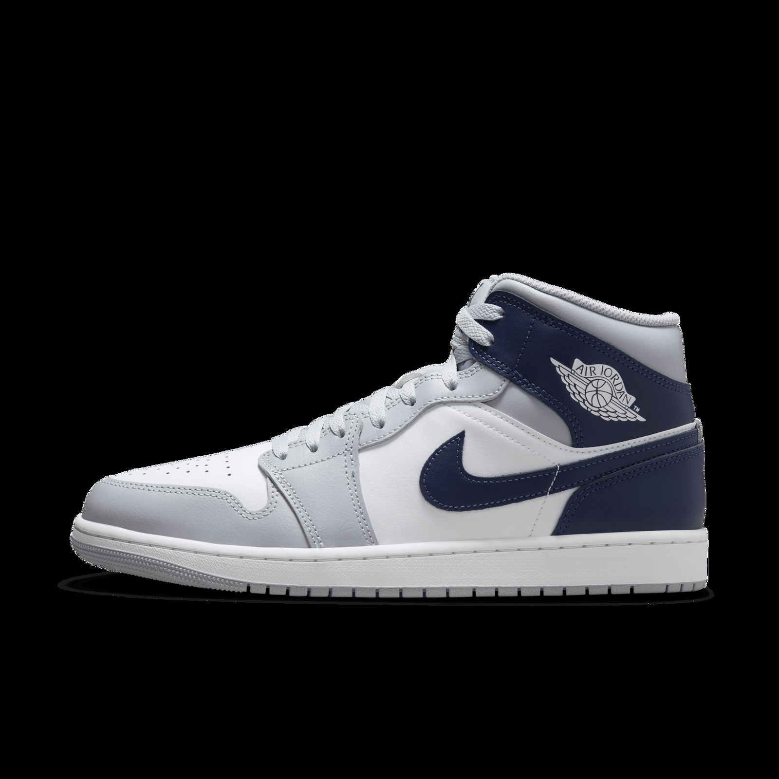 Air Jordan 1 Mid "Wolf Grey & Midnight Navy"