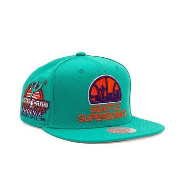 Mitchell & Ness NBA Desert Green Snapback Hwc Seattle Supersonics Teal HHSS5139-SSUYYPPPTEAL