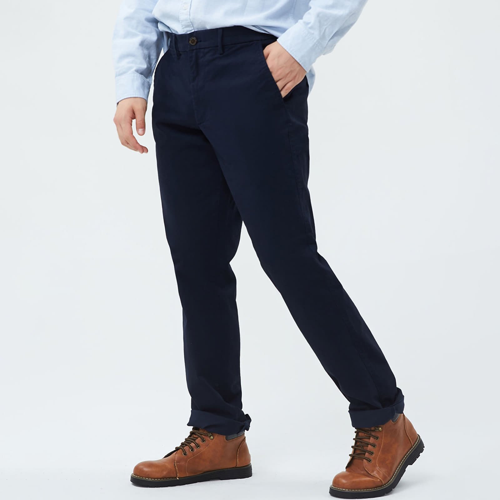 Chino Straight Fit Pants New Classic Navy