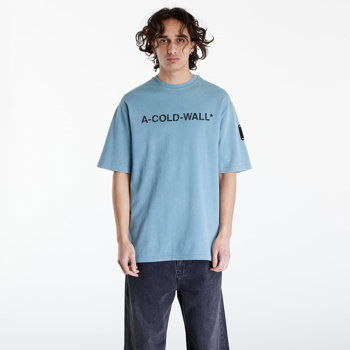 A-COLD-WALL* Overdye Logo T-Shirt ACWMTS186 Faded Teal