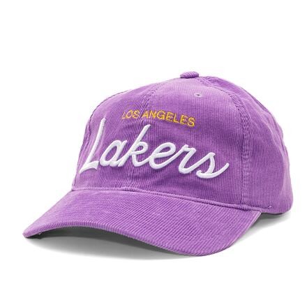Montage Cord Snapback Los Angeles Lakers Purple
