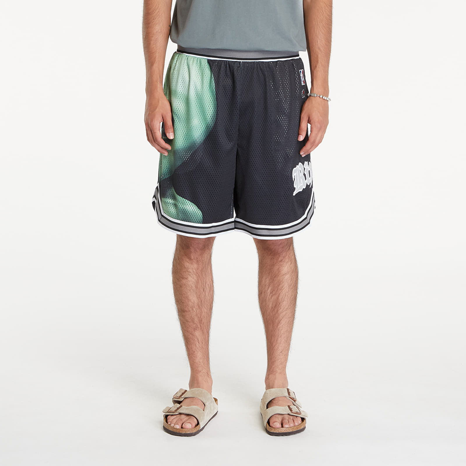 We Come In Peace Basketball Shorts Black