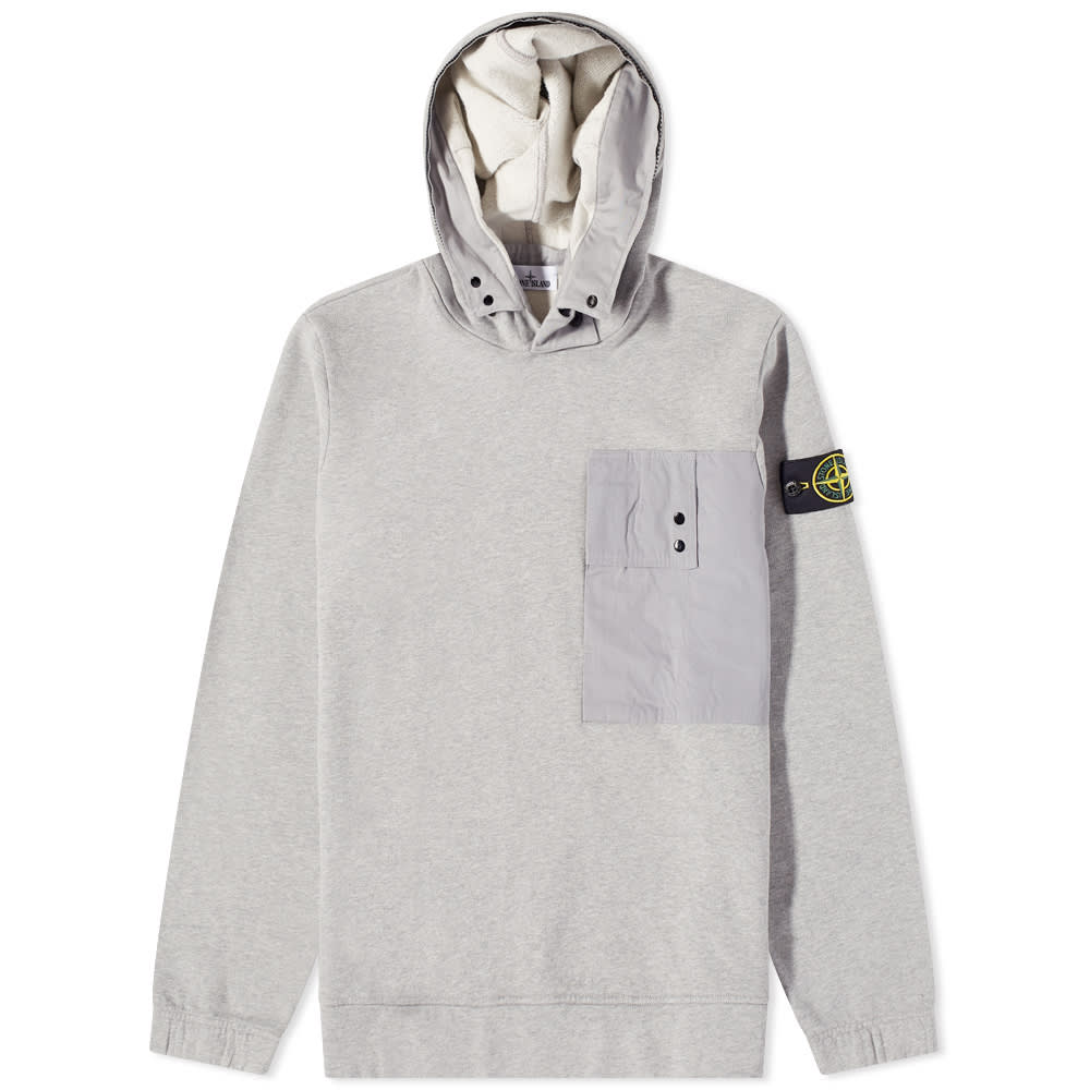 Button Detail Hoodie