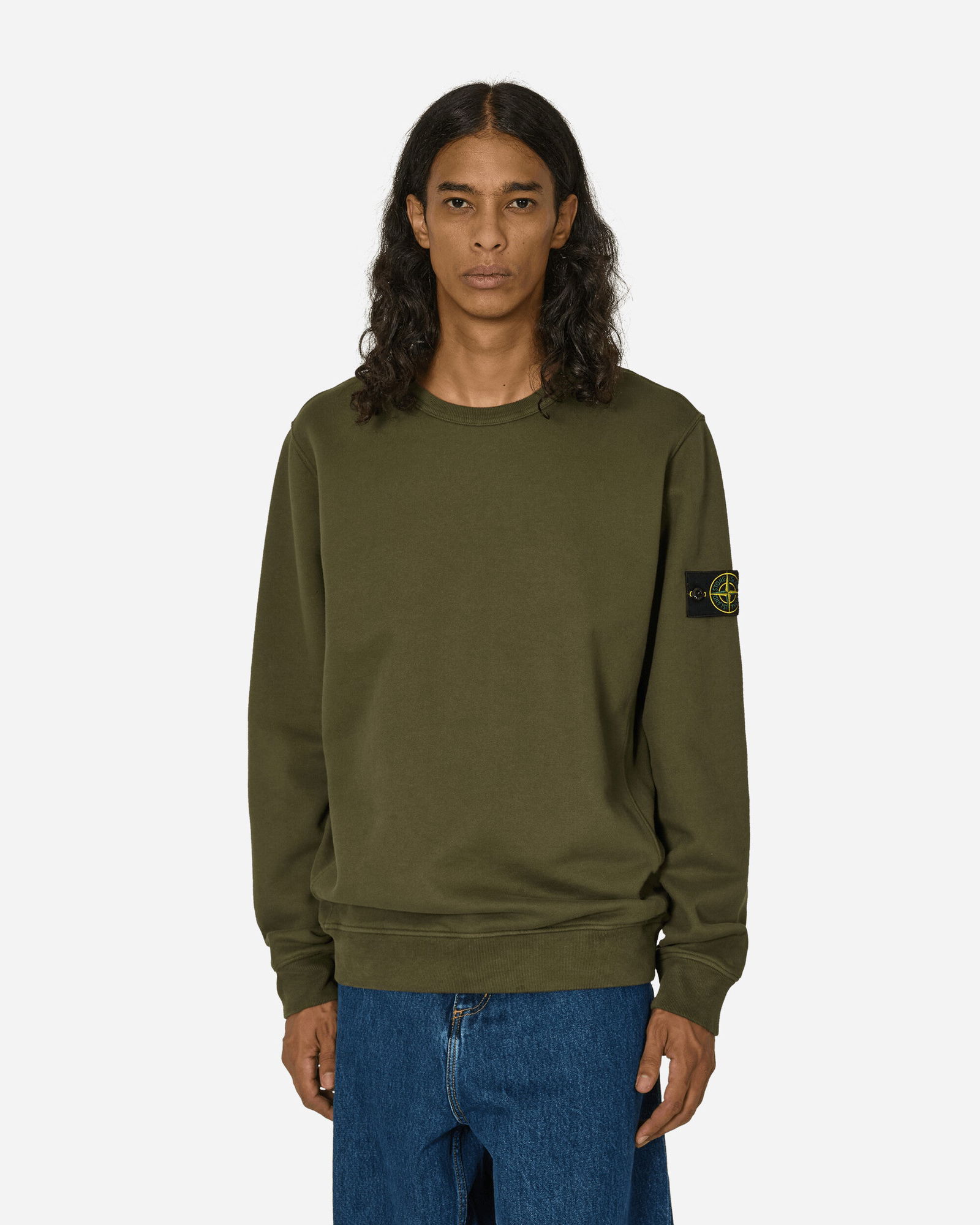 Garment Dyed Crewneck Sweatshirt Musk