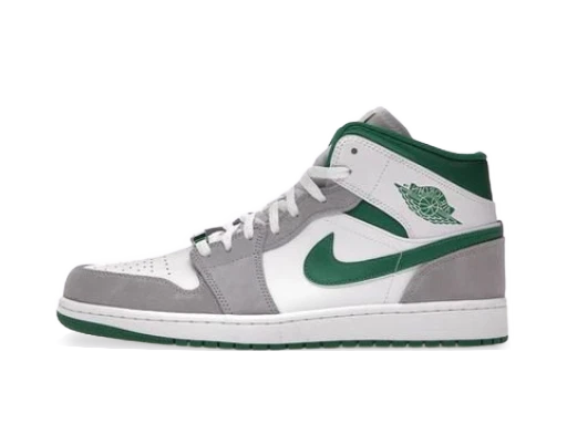 Air Jordan 1 Mid SE "Grey Pine Green"