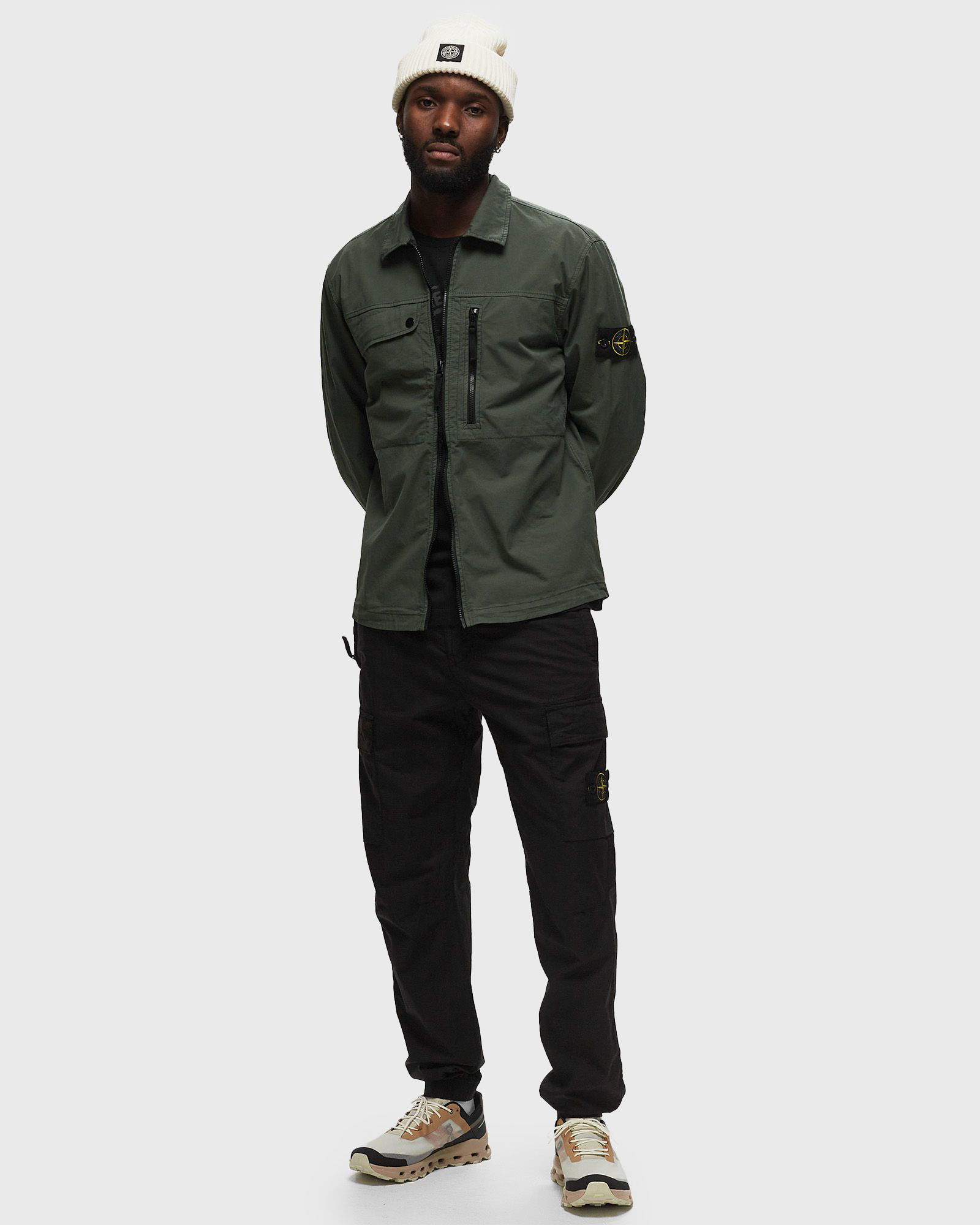 Supima Cotton Twill Stretch-TC Zip Shirt Jacket