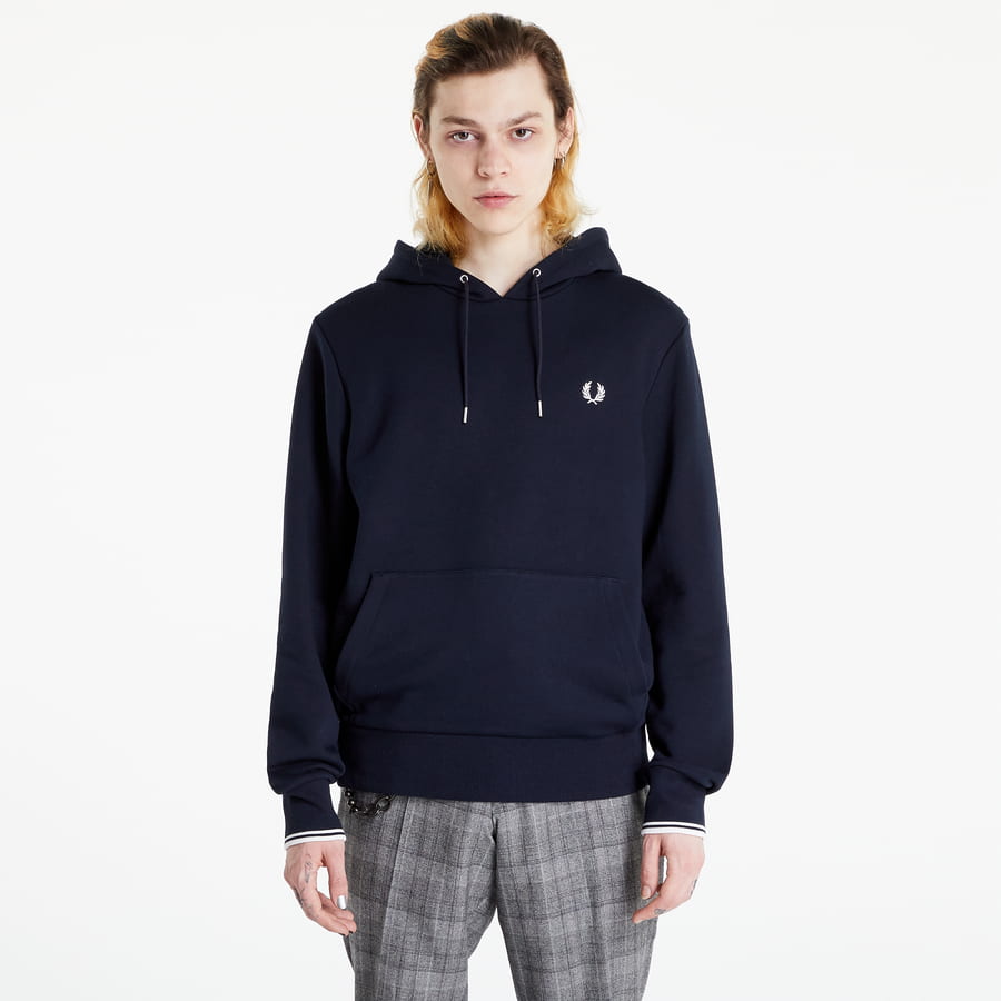 Tipped Hooded Sweatshirt