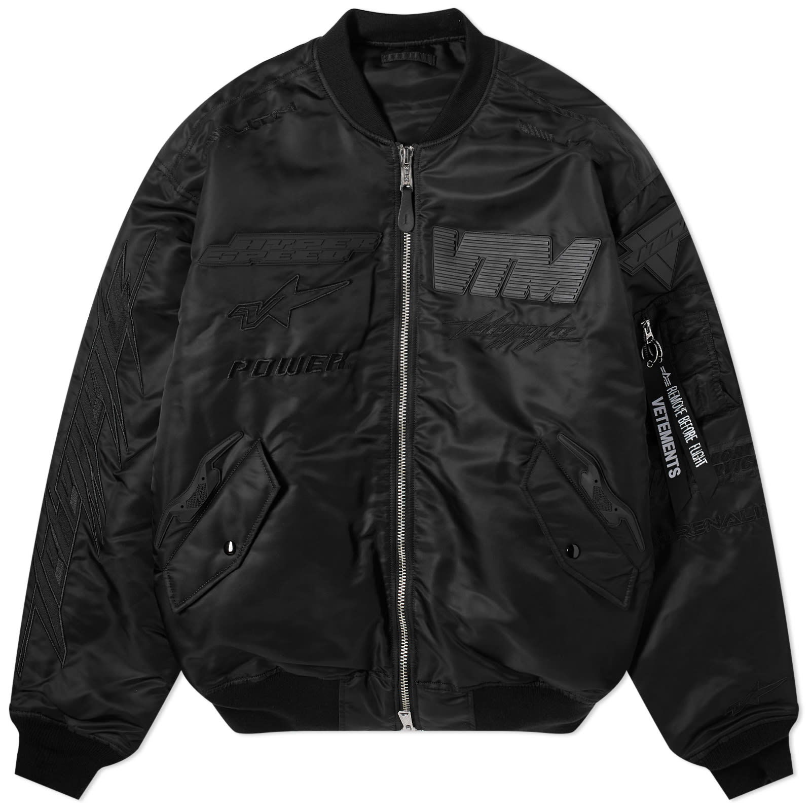 Blackout Racing Bomber Jacket