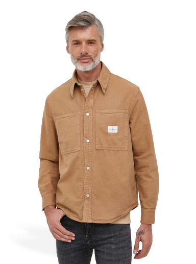 Canvas Relaxed Linear Shirt