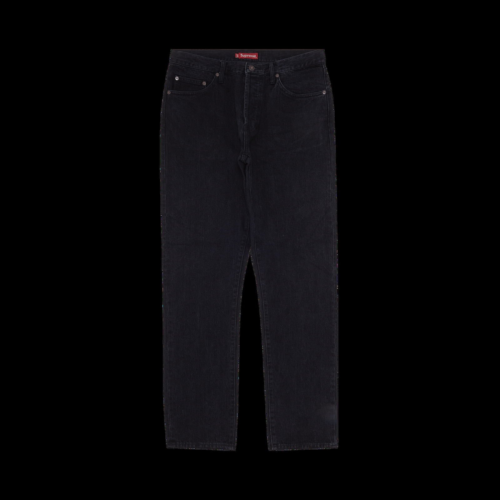 Džíny Supreme Stone Washed Slim Jean FW22P29 WASHED BLACK | FLEXDOG