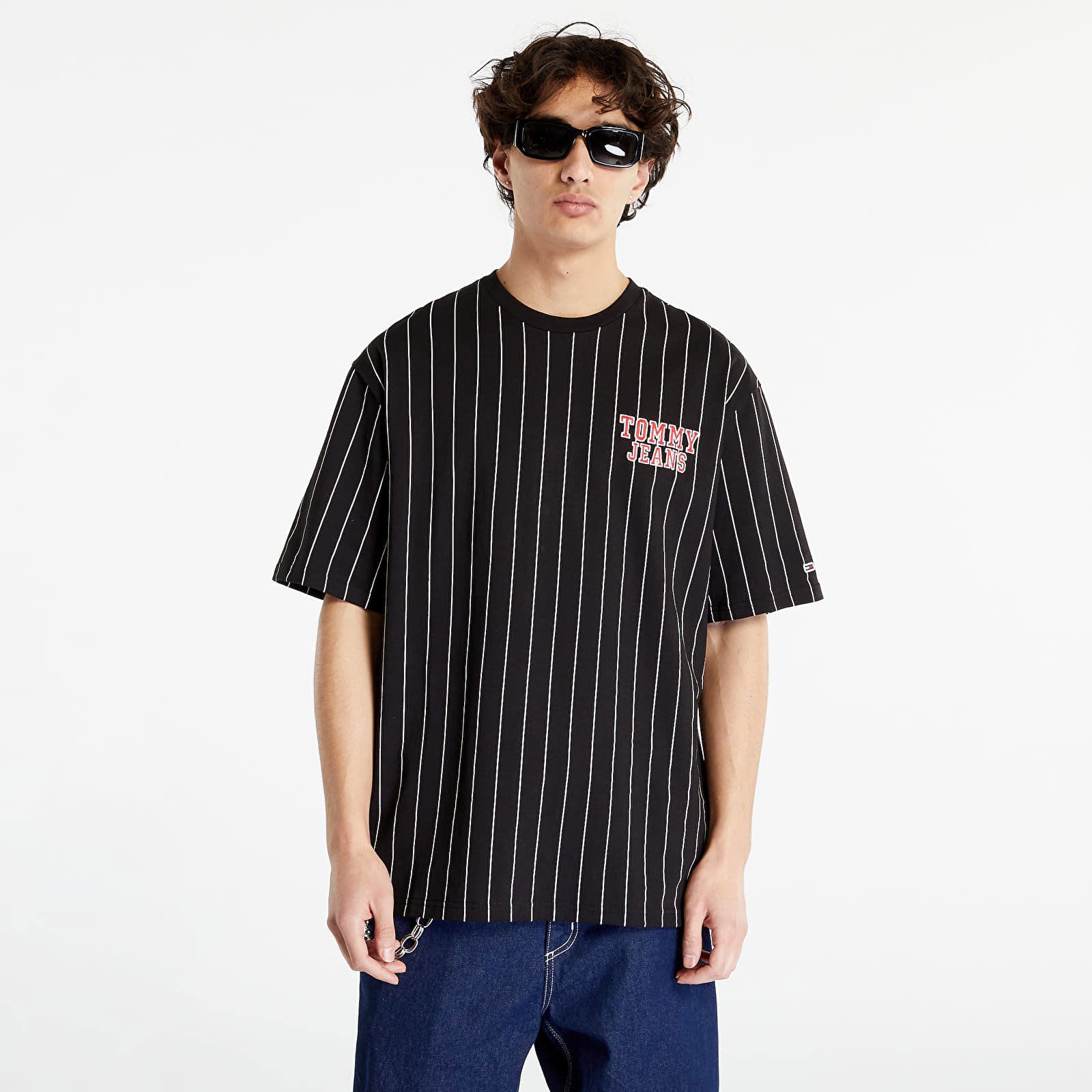 Oversized Pinstripe T-Shirt