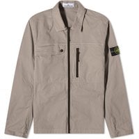 Supima Cotton Twill Stretch-TC Zip Shirt Jacket