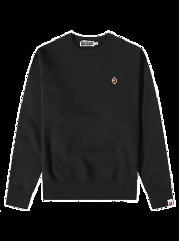 BAPE Relaxed Fit Crewneck 001SWH701008M-BLK