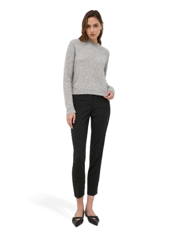 BOSS Cropped Regular-fit Trousers in Responsible Wool 50490051