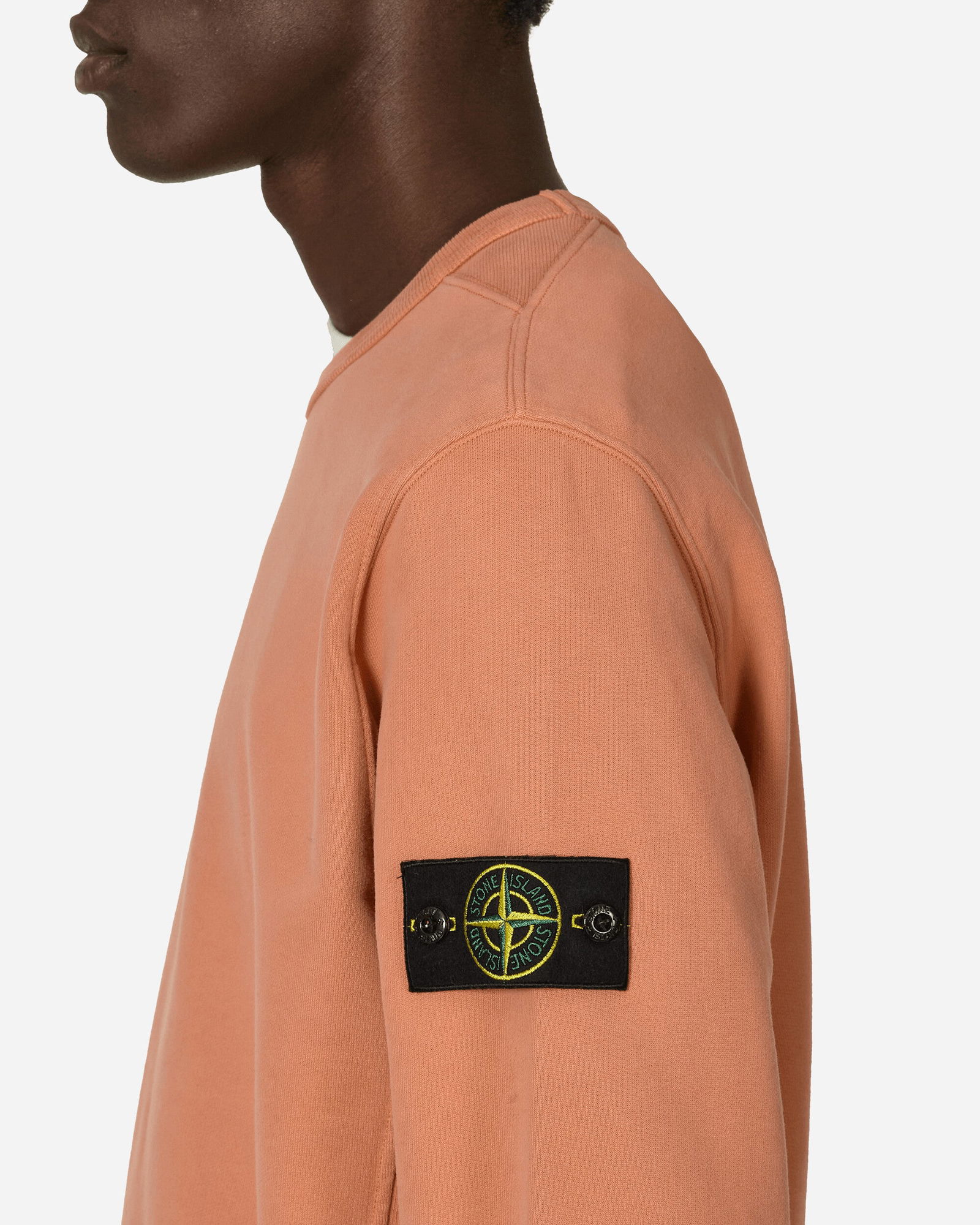 Garment Dyed Crewneck Sweatshirt Orange