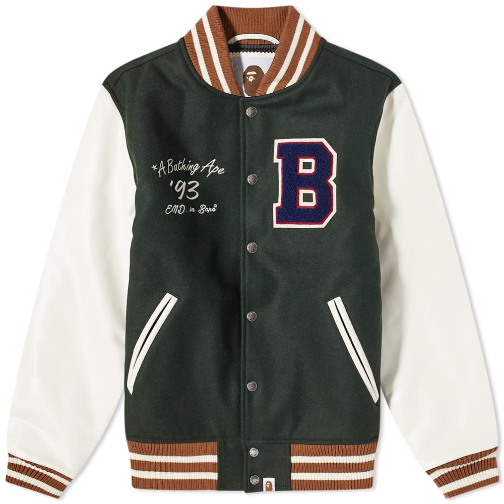 END. x A Bathing Ape Bowling Jacket