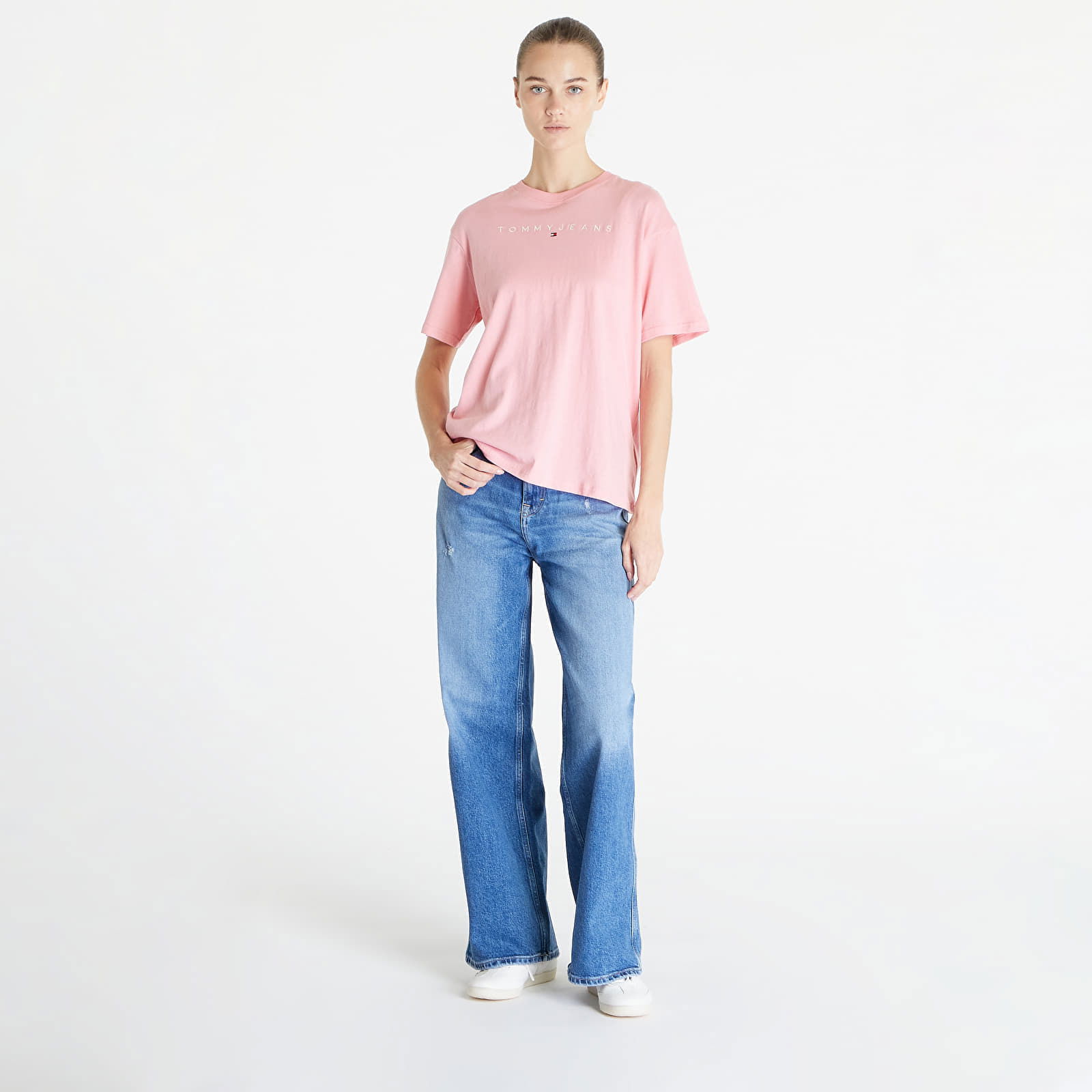 Relaxed New Linear Short Sleeve Tee