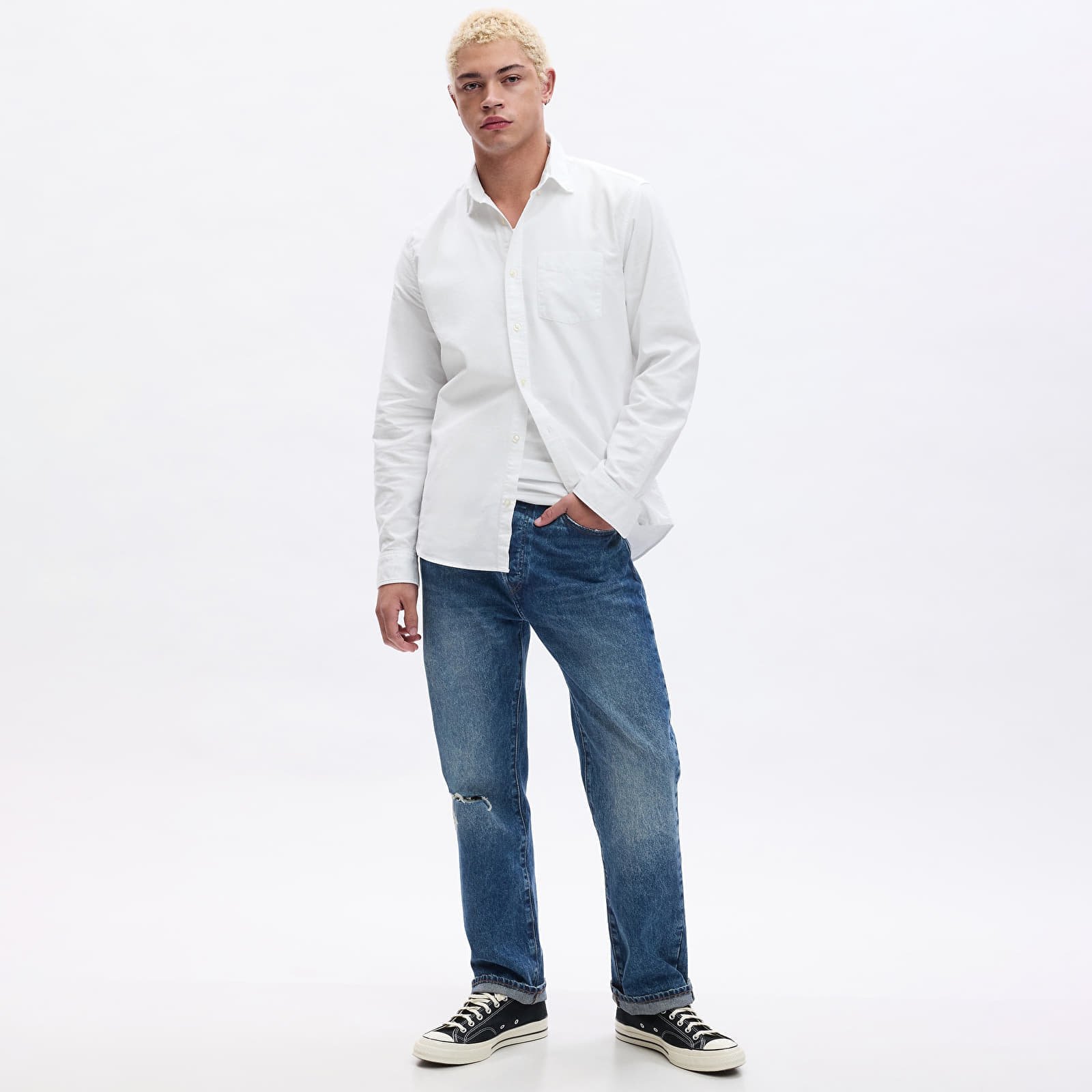 Standard Oxford Shirt White V2 Global