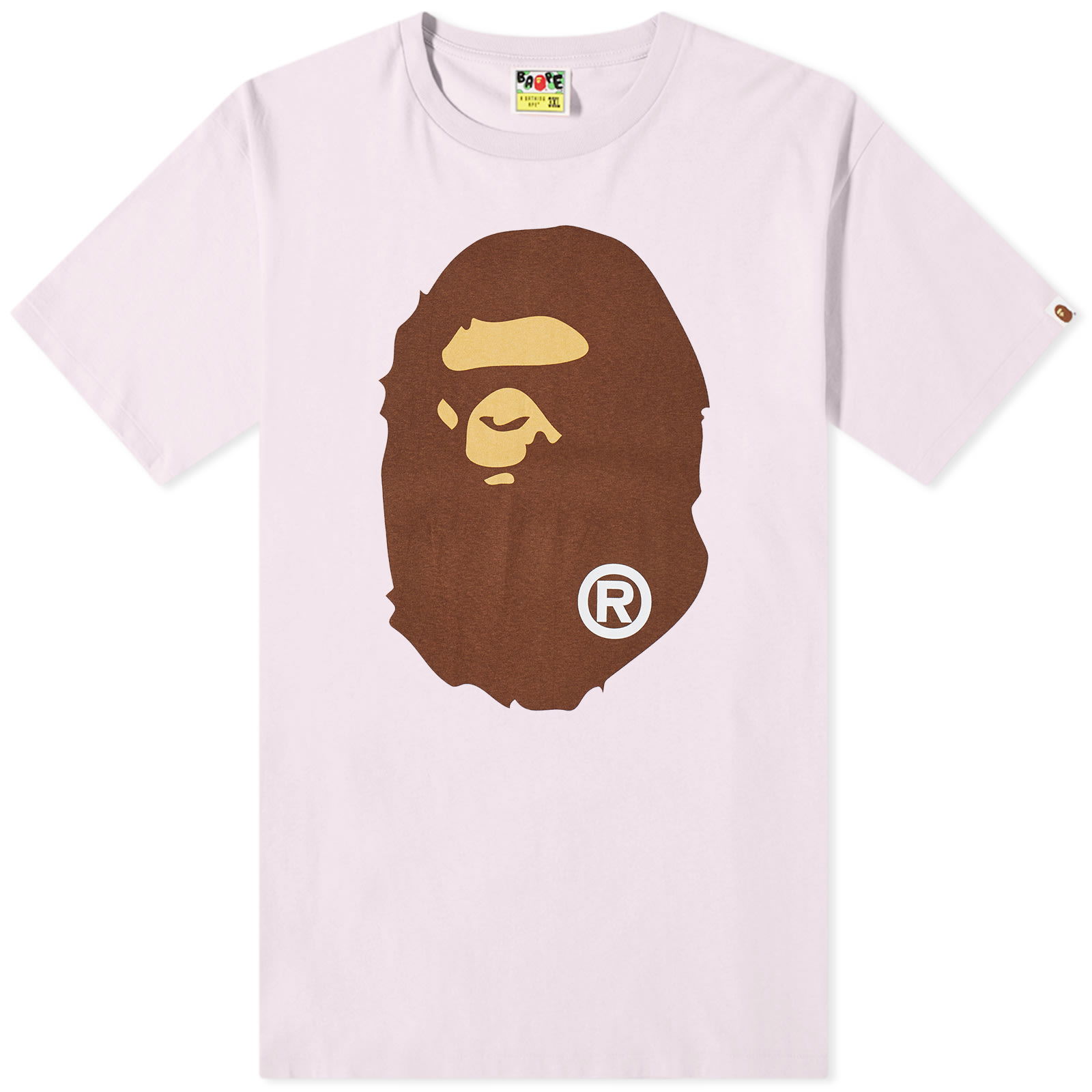 Pigment Big Ape Head T-Shirt Purple