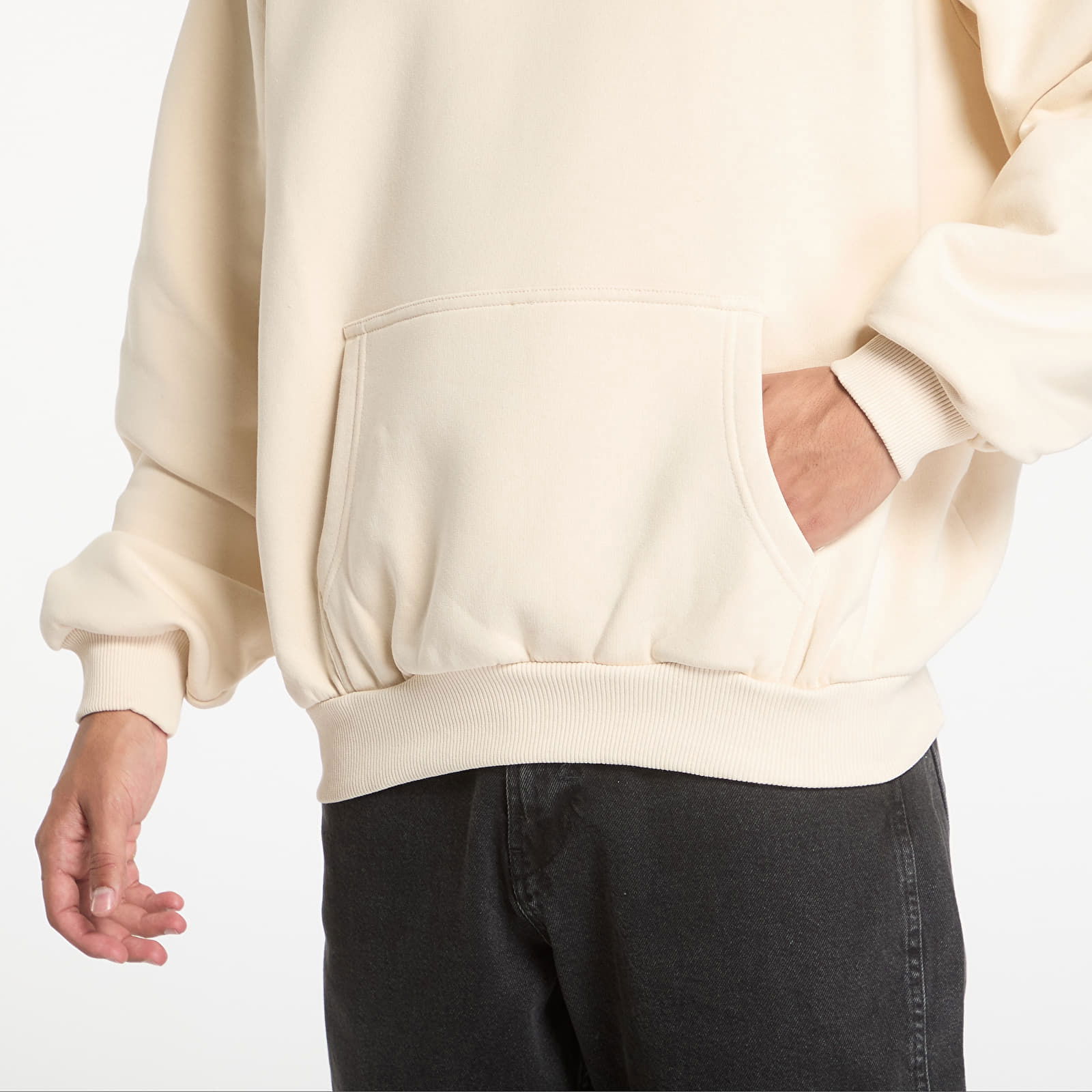 Small Signature Essential OS Hoodie Light Sand